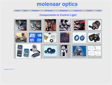Tablet Screenshot of molenaar-optics.nl